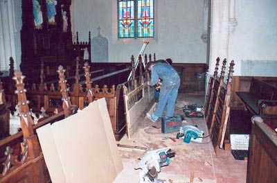 Restauration de l'Eglise du Mesnil-Ozenne 1