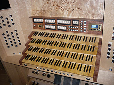 clavier de l'orgue