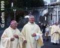 Mgr Le Bourgeois accompagné de Mgr Fort